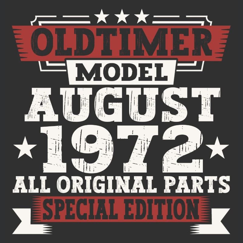 Oldtimer August 1972 50th Birthday Gift Fun