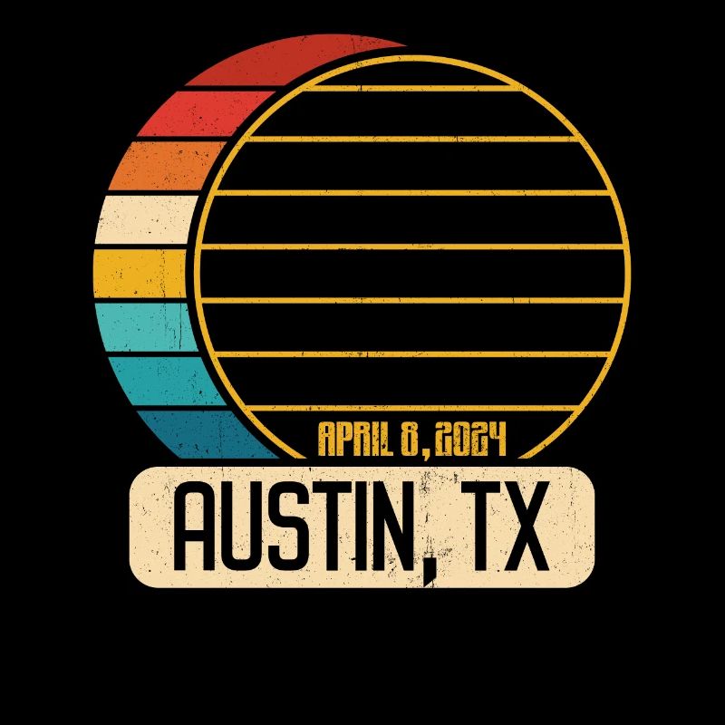 Eclipse totale de Soleil Texas Austin 28 avril 2024