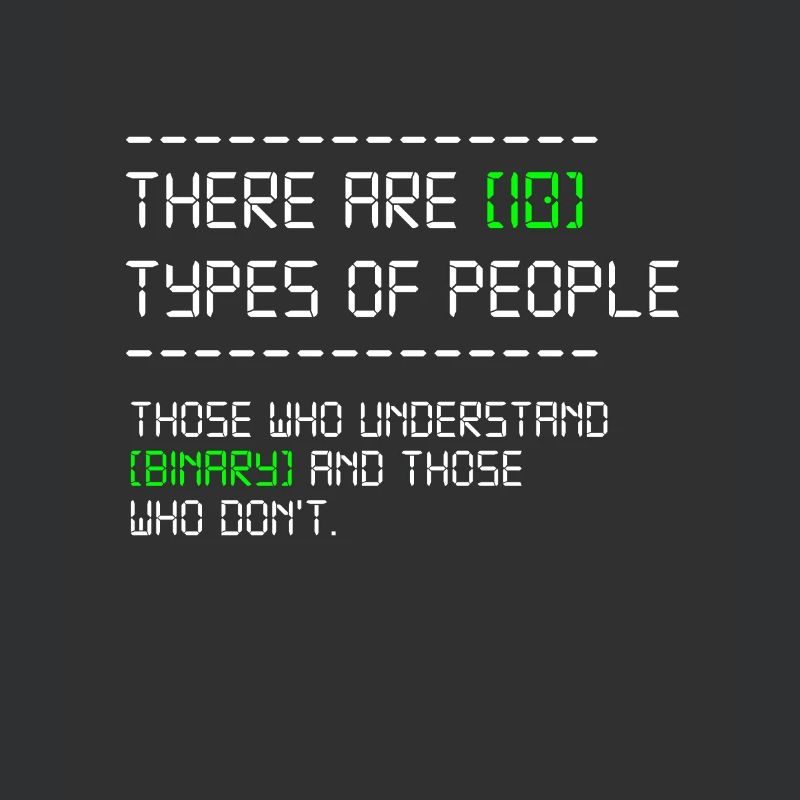 10 Arten von Menschen Programmierer Coder Entwickler Geschenk