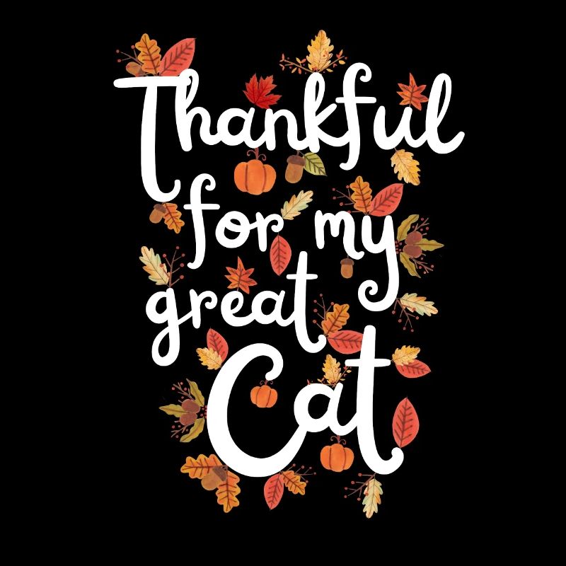 Merci pour mes grandes feuilles d’automne de chat