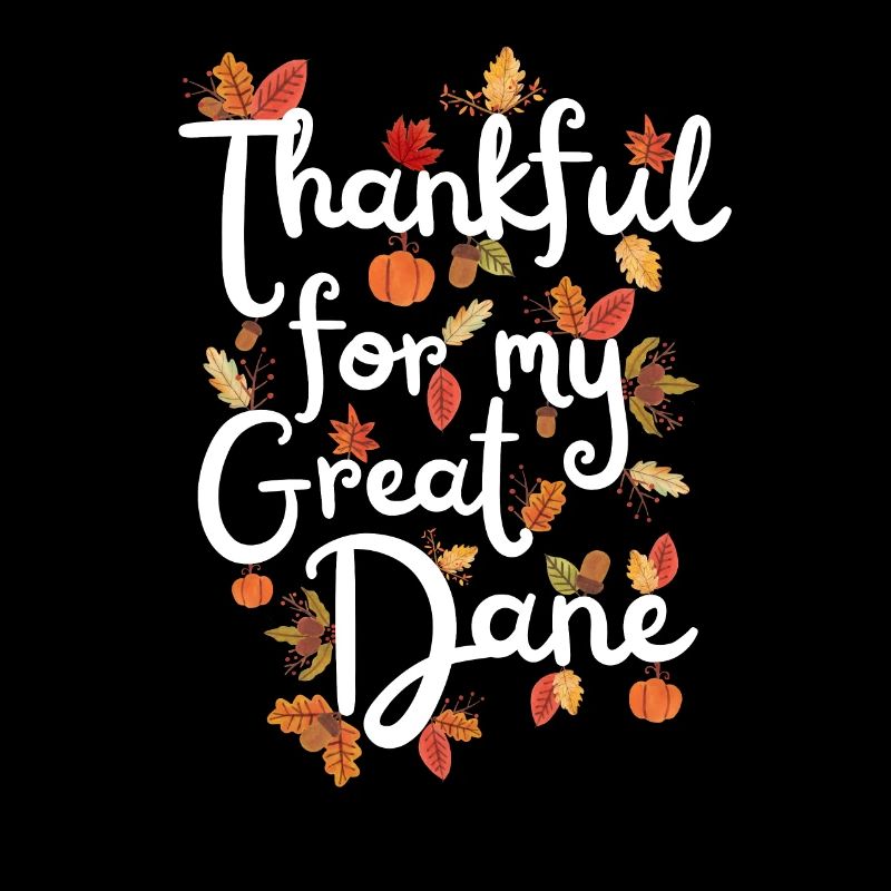 Reconnaissant pour mes feuilles d’automne Great Dane Great Dane
