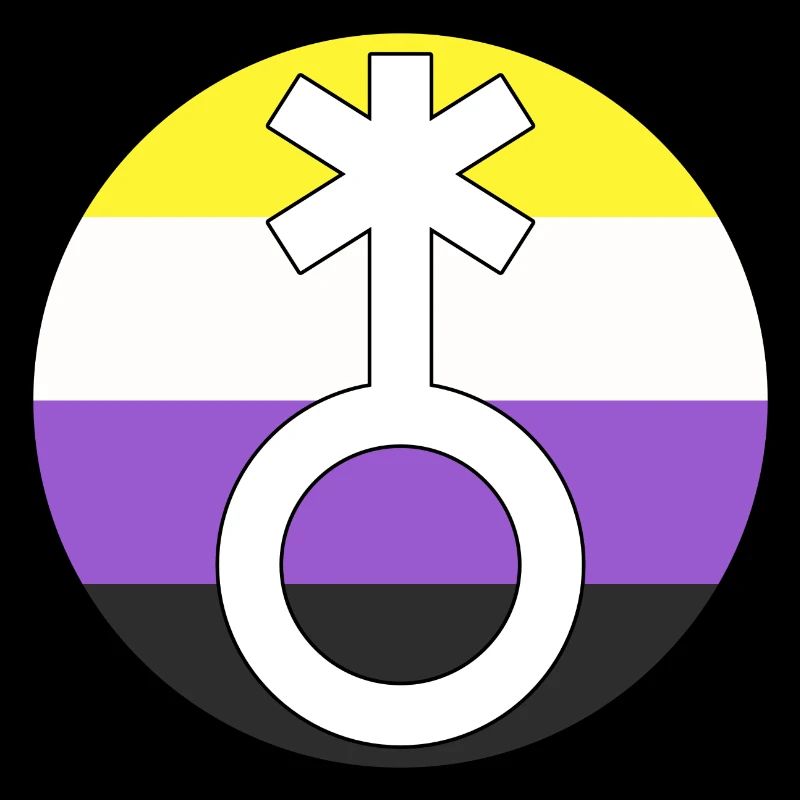 Symbol Nonbinary Non-Binary Nonbinary Gender