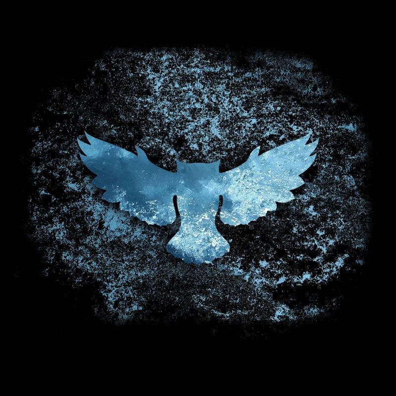 Frost owl silhouette