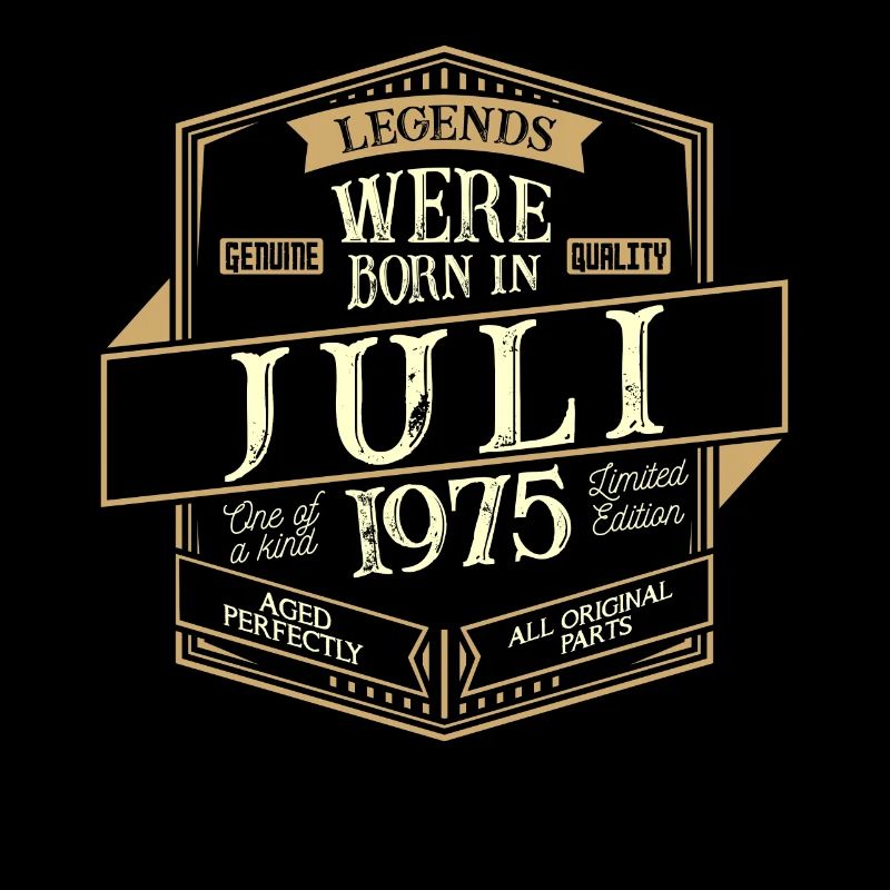 Juli 1975 Geburtstag Mann