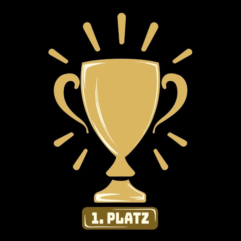 1. Platz Gold Sieger Gewinner Winner Erster Sieg