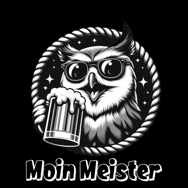 Moin Meister Eule Norddeutscher Gruß