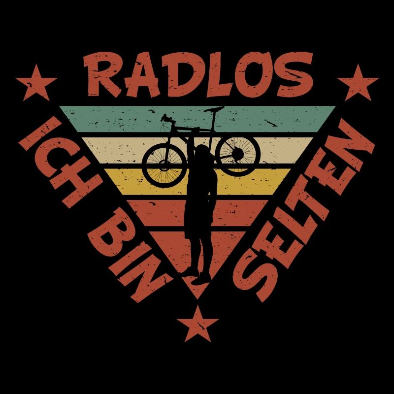 Radfahrer Spruch Radlos Geschenk