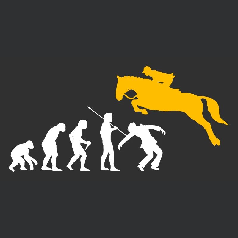 Drôle de cavalier de saut d’obstacles Cavalier Cavalier cavalier Cavalier