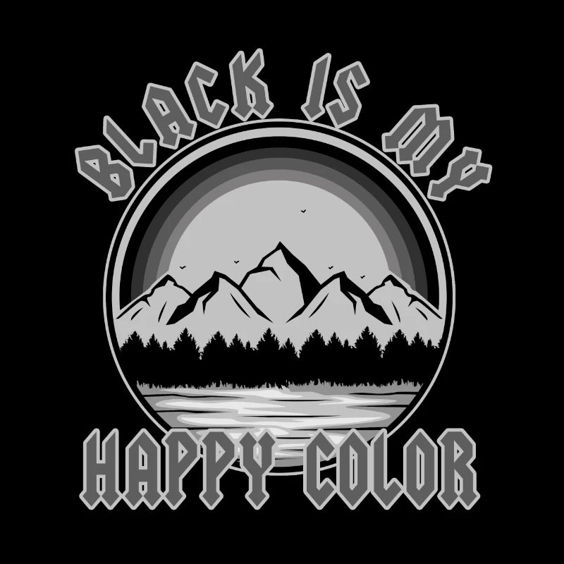 Le noir est ma couleur heureuse