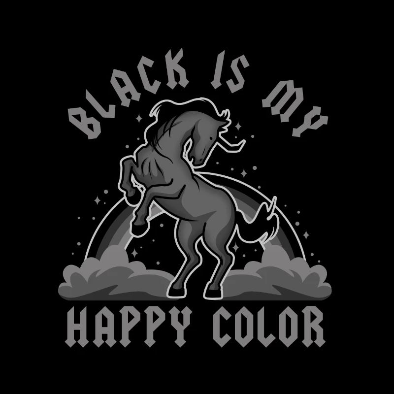 Le noir est ma couleur heureuse