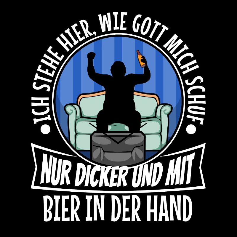 Ich stehe hier, wie Gott mich schuf. Nur dicker