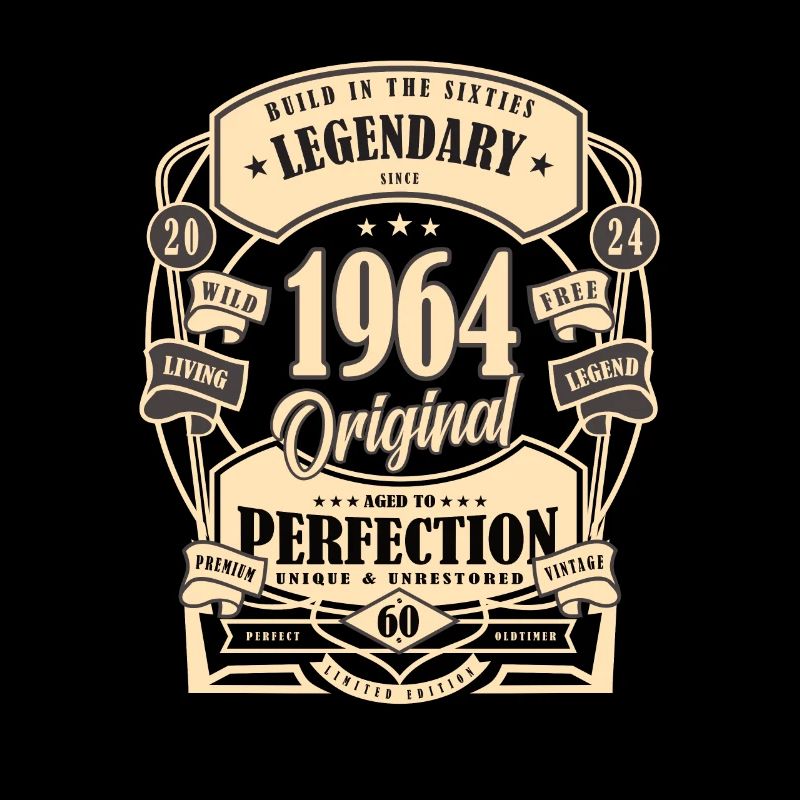 60. Geburtstag, Geschenk, Legende, Original, 1964
