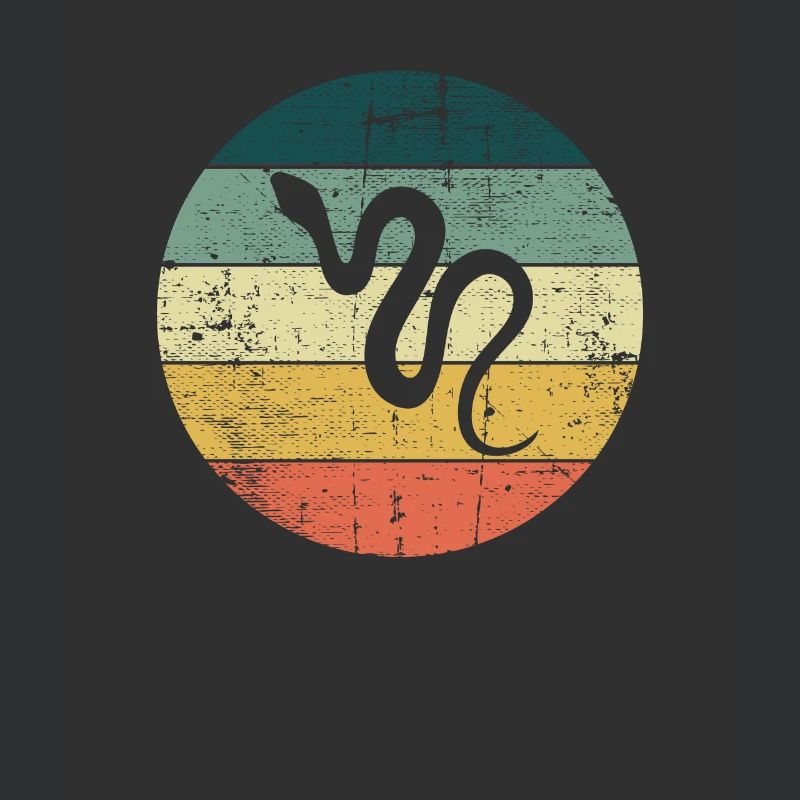 Snake Retro Reptile Python Idée cadeau