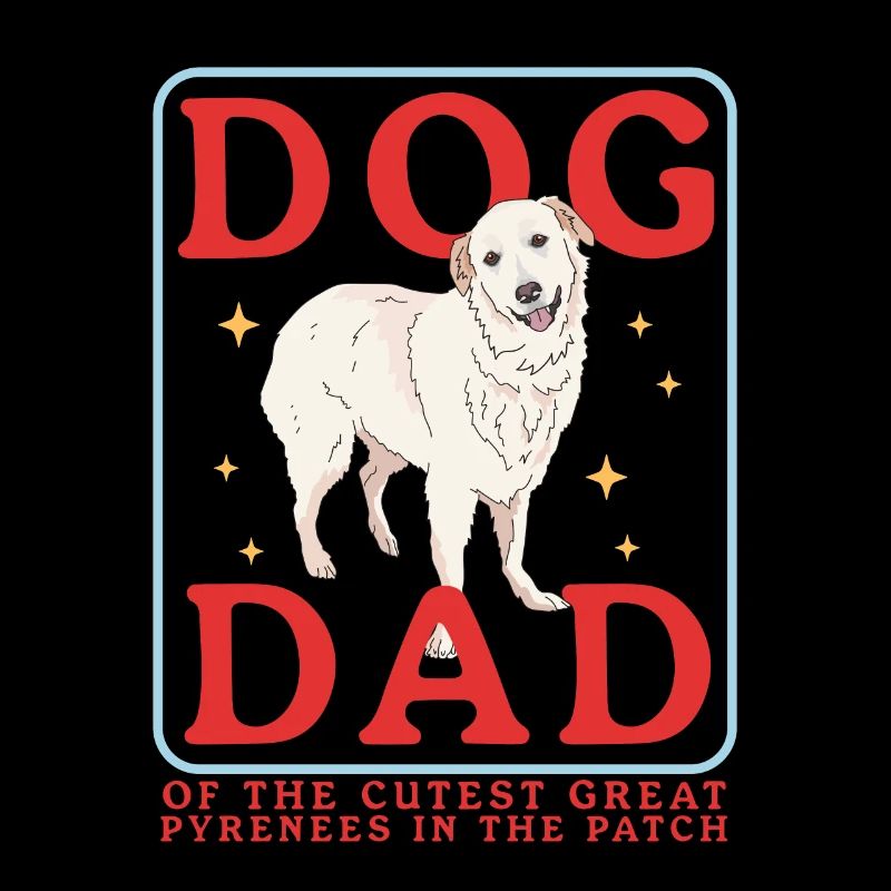 Pyrenäenberghund Dad Hunde Hundebesitzer Geschenk