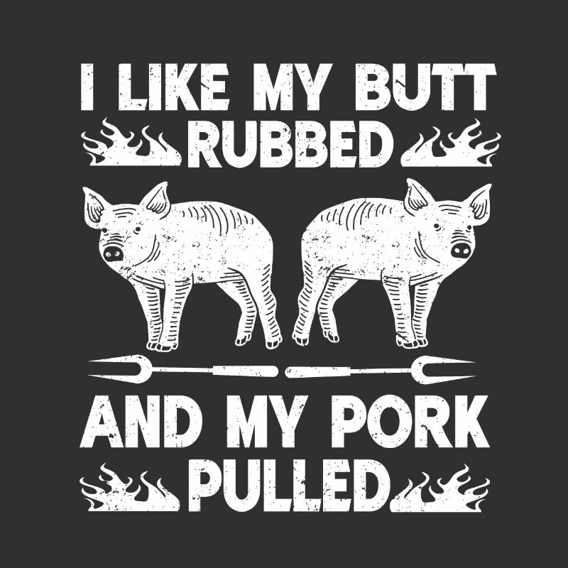 BBQ Pulled Pork Schwein Grill