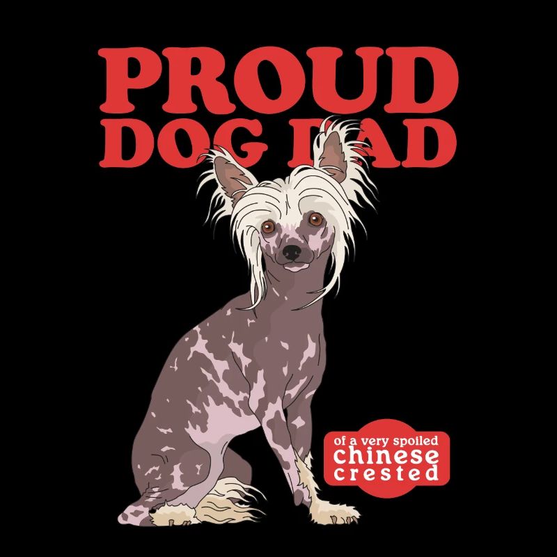 Chinese Crested Dad Schopfhunde Geschenk