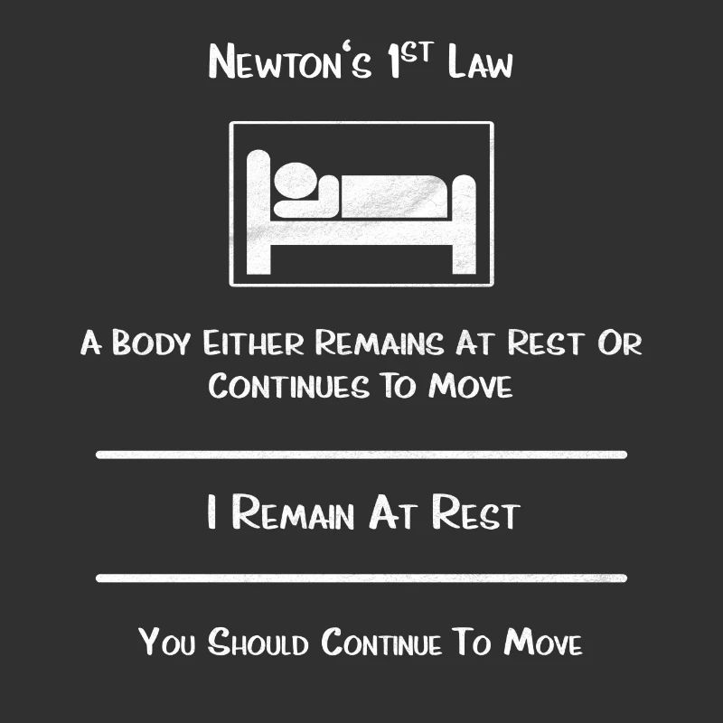 Newton's Gesetz, oder so ähnlich..