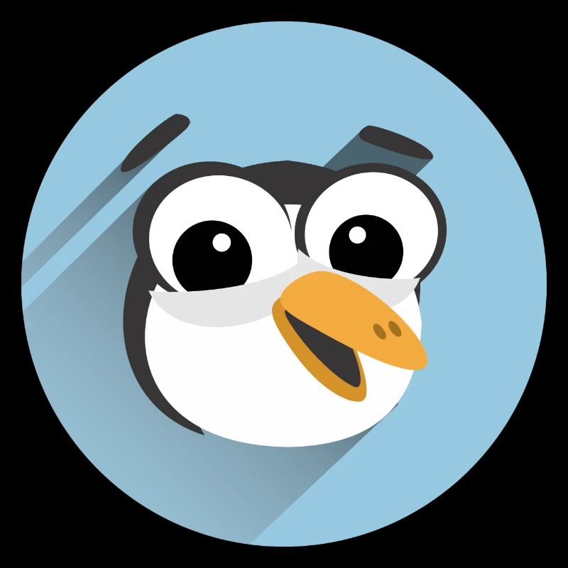 Funny Penguin Face