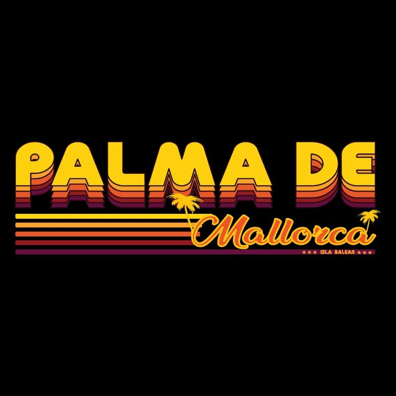 Palma de Mallorca sommerliches Urlaubs Design