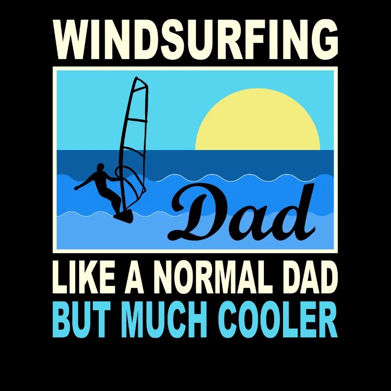 Windsurfing Vater Windsurfer Papa Windsurfen