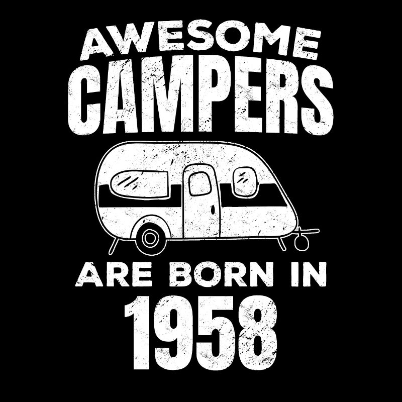 Camper Geburtstagsfeier Camping Glamping 1958