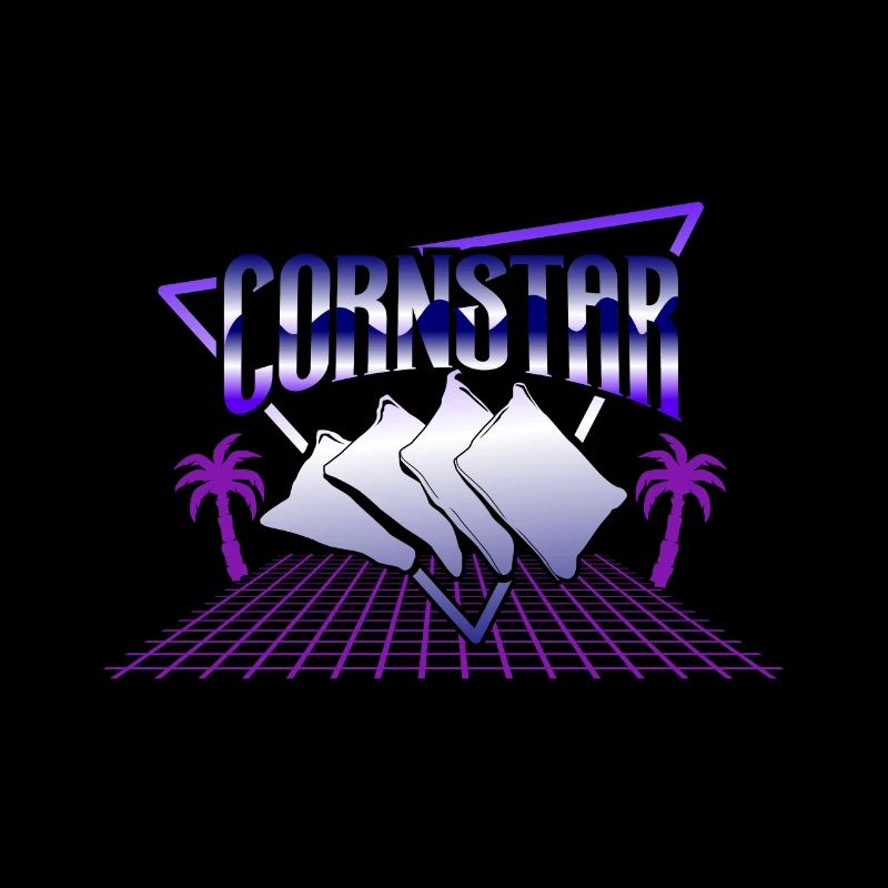 Retrowave Cornstar - Cornhole