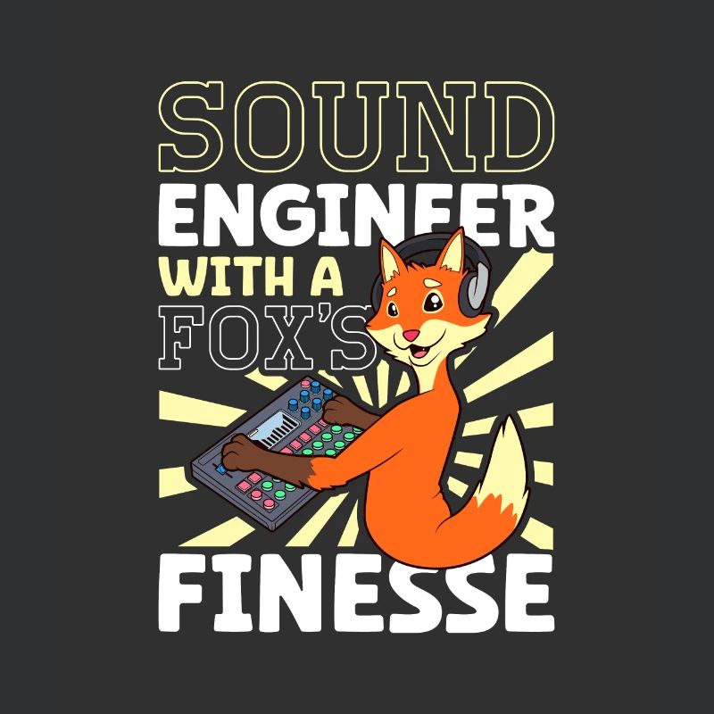 Fuchs at the mixing desk - Sound Engineer