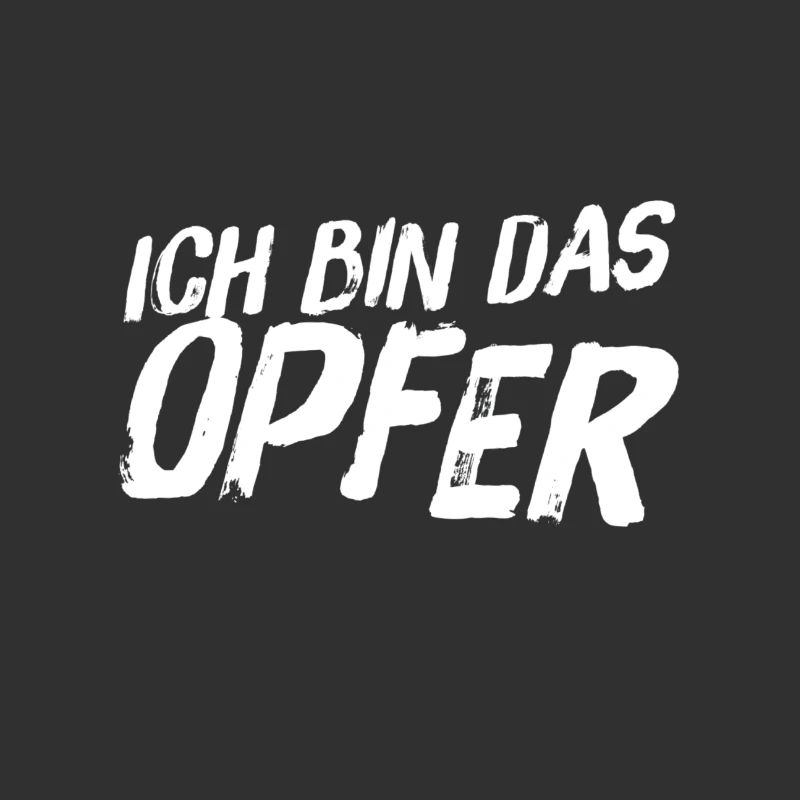 vor dir steht ein Opfer