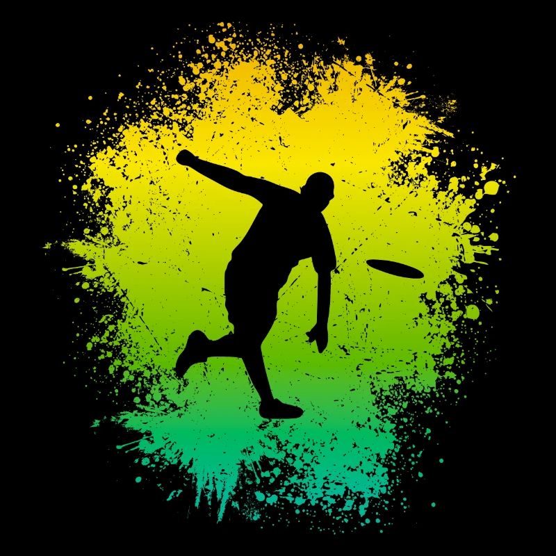 Disc Golf Disc Golf Player rétro Disc Golfer Motif
