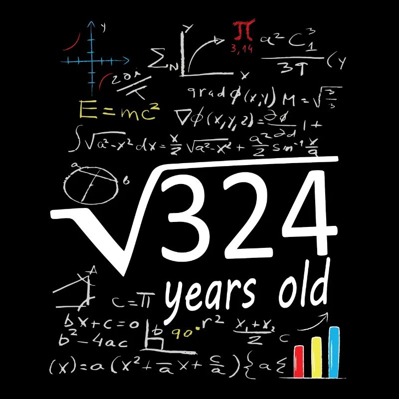 Square root 324 = 18 year old birthday
