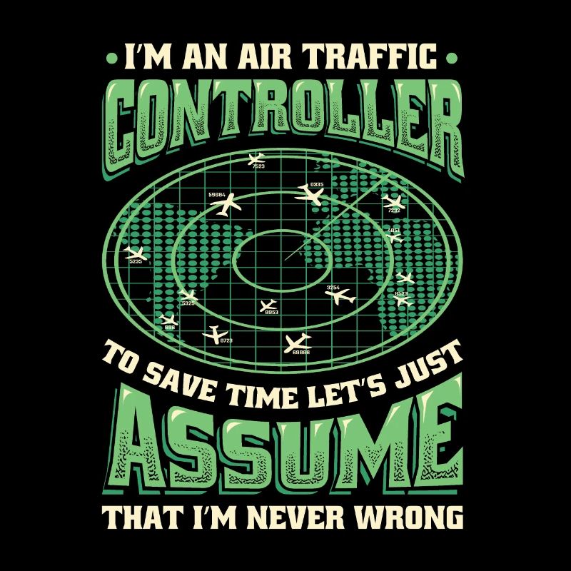 Air traffic controller, radar flight control.