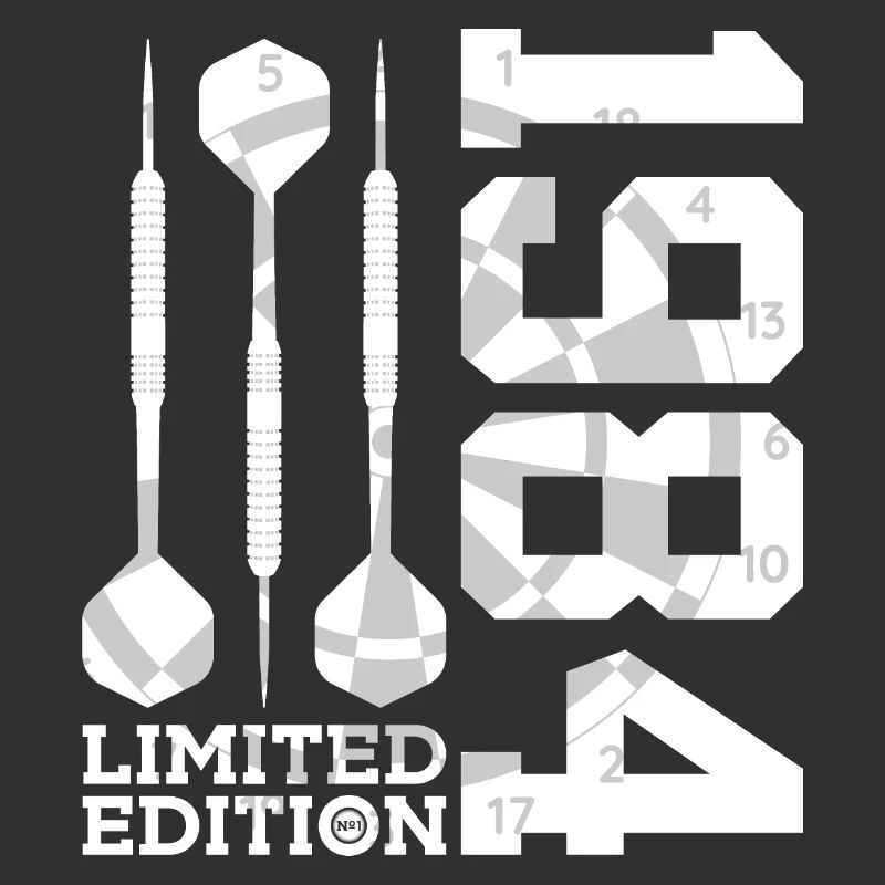 ÉDITION LIMITÉE 1984 FLÉCHETTES 42E ANNIVERSAIRE