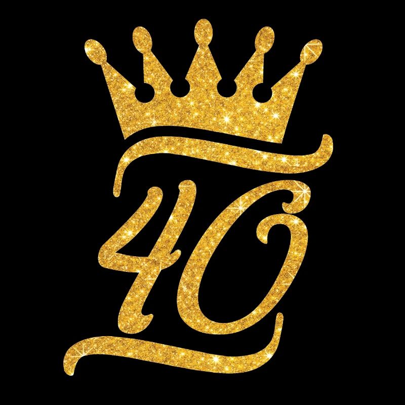 40 Krone 40. Geburtstag Geschenk