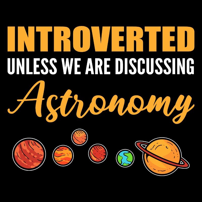 Diskussion über Astronomie Introvertiert Geschenk