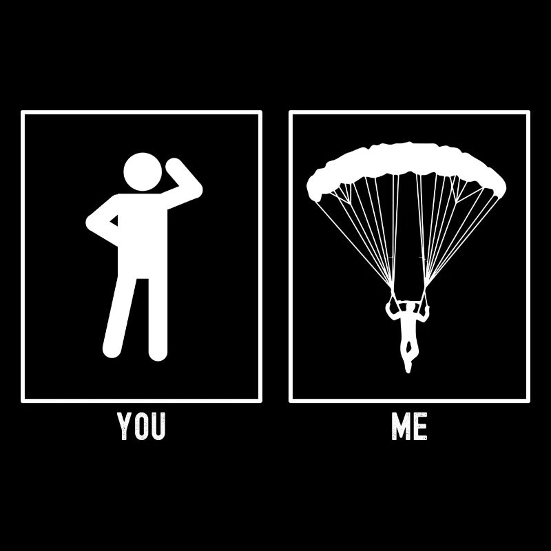 Vous - Moi - Parapente Vue De Face