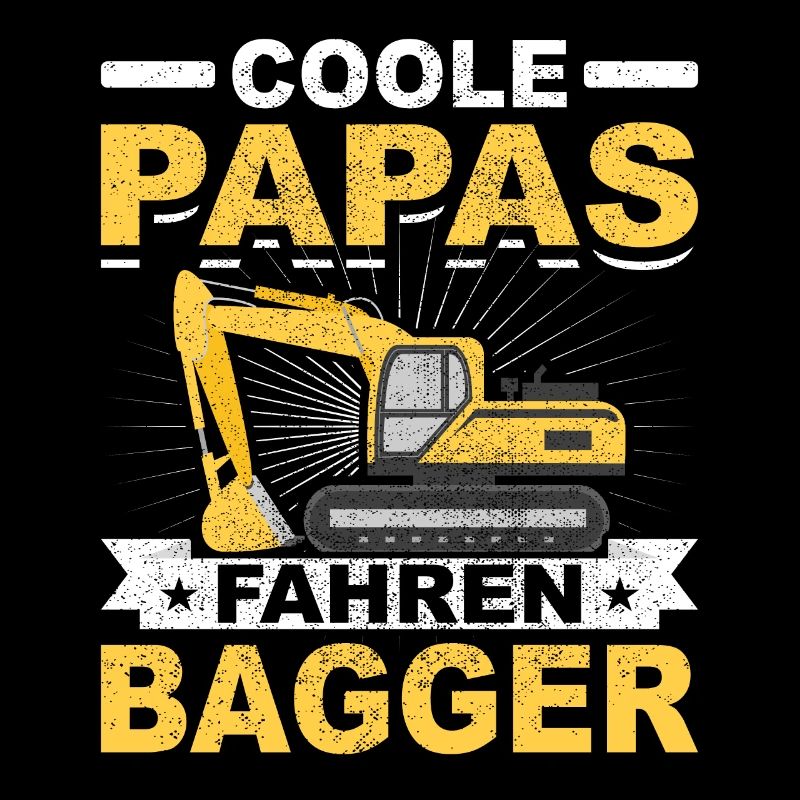 Baggerführer Geschenk Baggerfahrer Papa Bagger