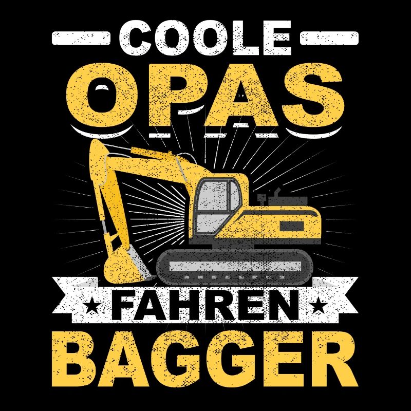Baggerführer Geschenk Baggerfahrer Opa Bagger