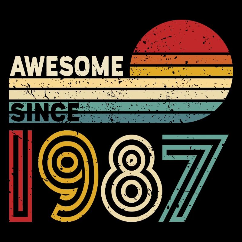 1987 Gift Birthday Vintage Spruch