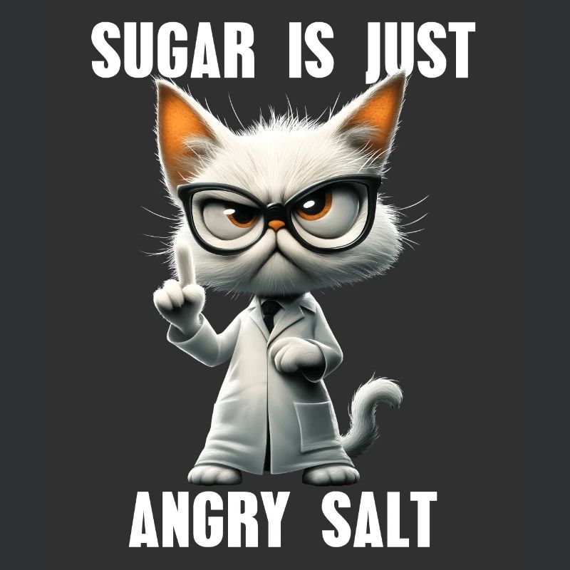 Suagar Is Just Angry Salt Science Cat Meme