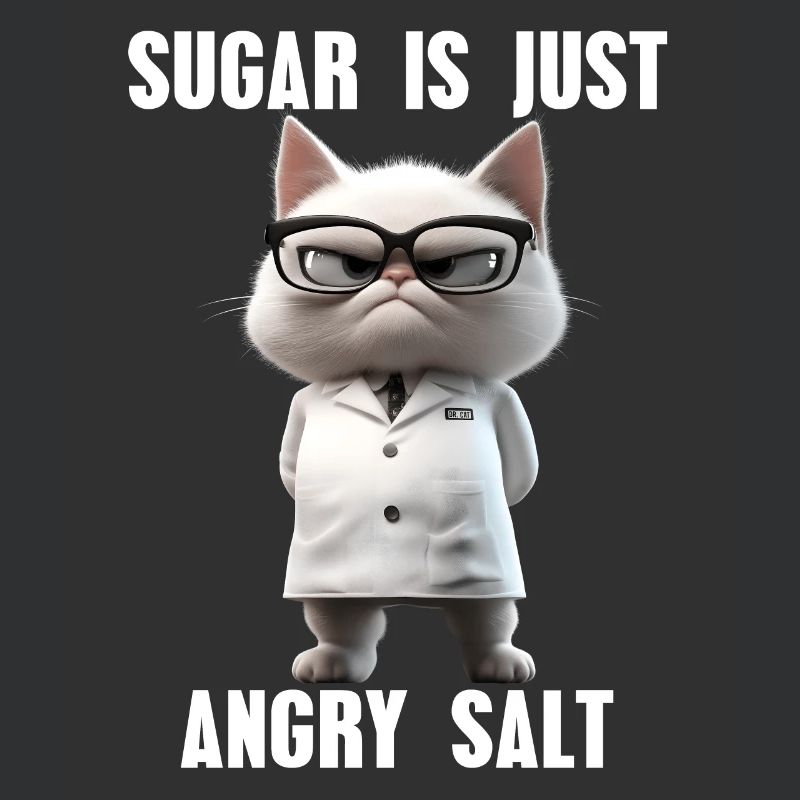 Suagar Is Just Angry Salt Meme Science Cat