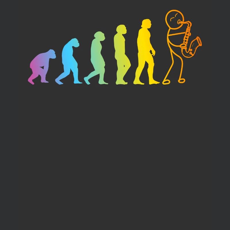 Saxophone Player Evolution Saxophone Saxophonist E
