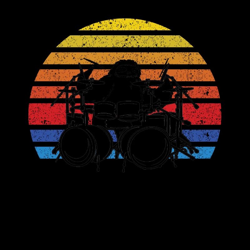 Sloth Drum Set Drumming Sloth Drummer