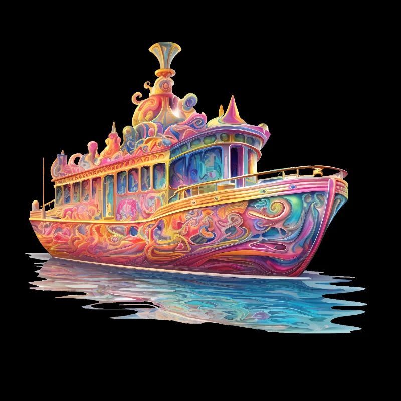 Psychedelische Odyssee Traumboot