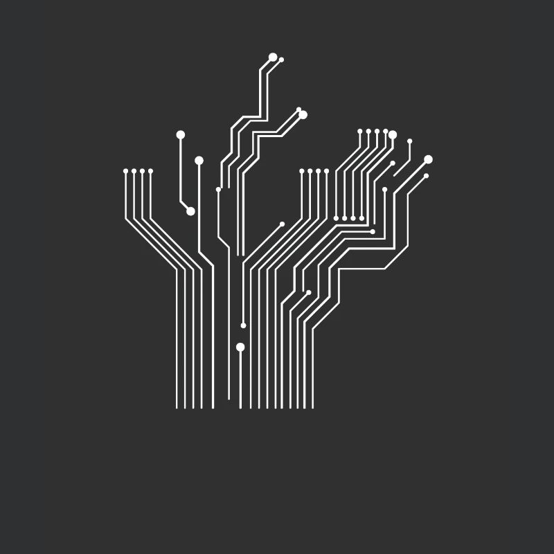 Platine Chip Circuitboard mit CPU Computer Design