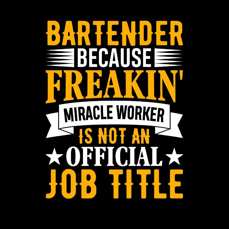 Serveuse Barman Serveur Barman Barman