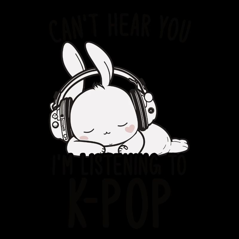 Je ne t’entends pas, j’écoute Kpop Rabbit K-pop