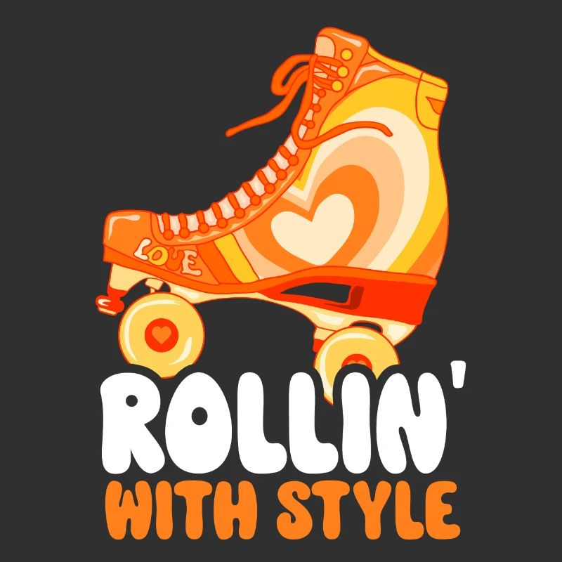 Rollerskates Funny 80er Roller Disco Skating