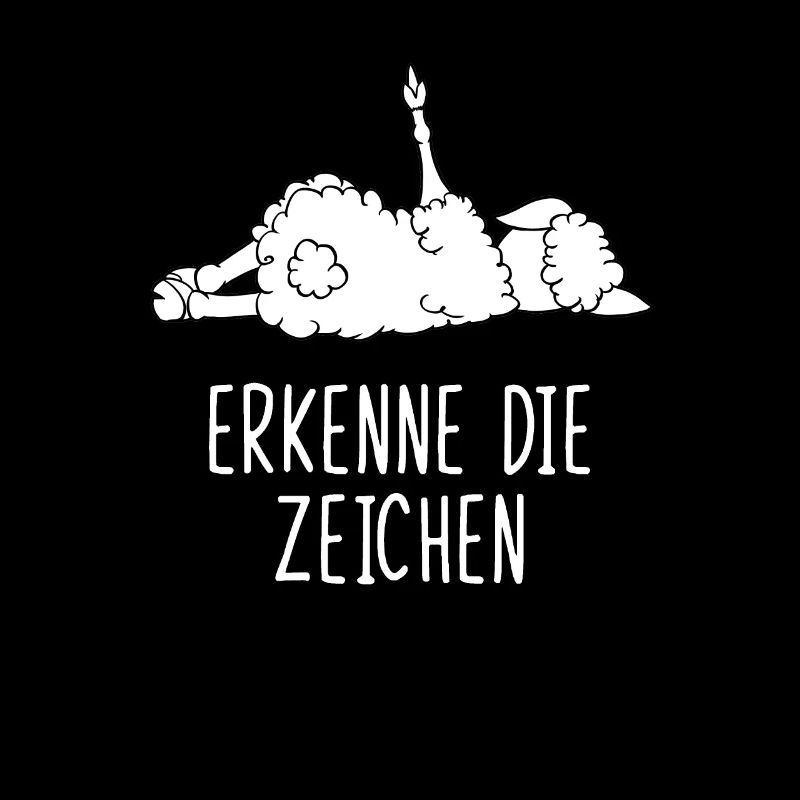 Erkenne die Zeichen Schaf Mittelfinger