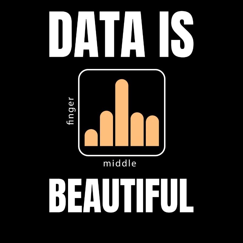 Data deep learning AI nerd big data is beautiful