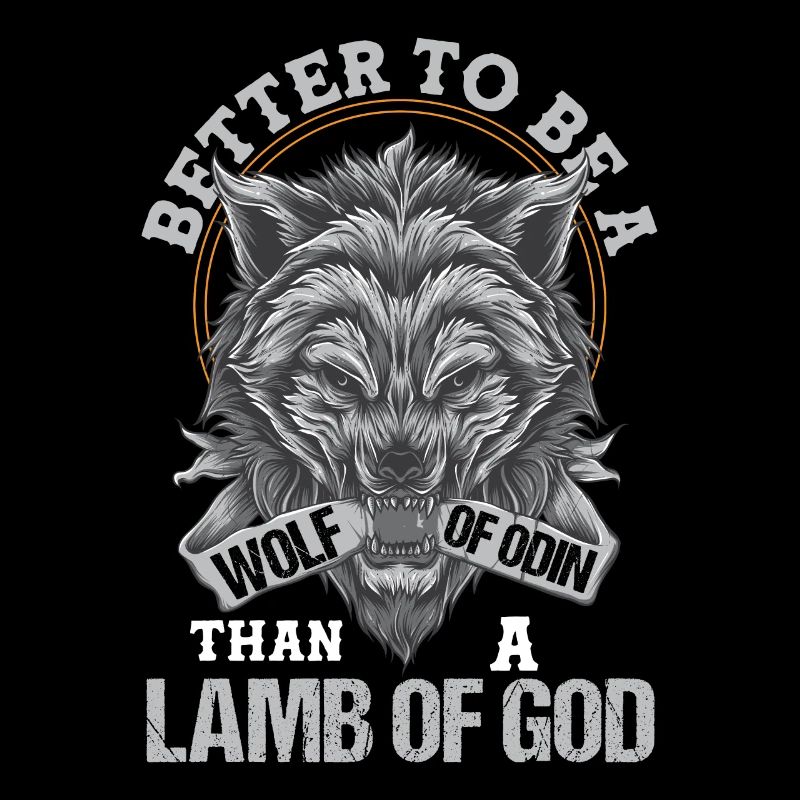 Wikinger Wölfe Odin Walhalla Wolf Skandinavien